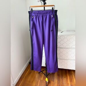 Nike Purple and Black Athletic Pants